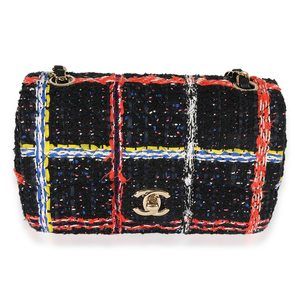 Chanel Tweed Rectangle Mini Flap